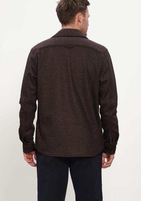 PROFUOMO Surchemise OVERSHIRT KNITTED en marron - large