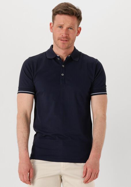 GENTI Polo POLO 3 BUTTON SS J2001-1212 Bleu foncé - large