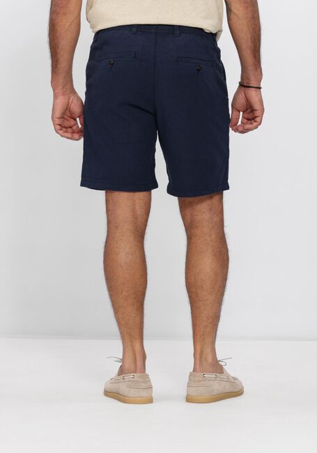 SELECTED MEN Pantalon courte SLHREGULAR-BRODY LINEN BLD SHORTS NOOS Bleu fonc&eacute; - large