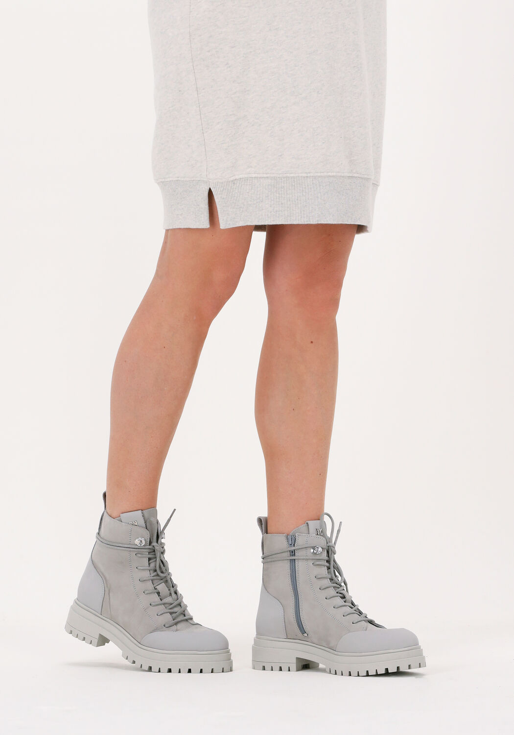 Grijze RED RAG Veterboots 71322 Omoda