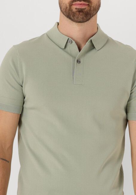 GENTI Polo POLO BUTTON SS K2046-1260 en vert - large
