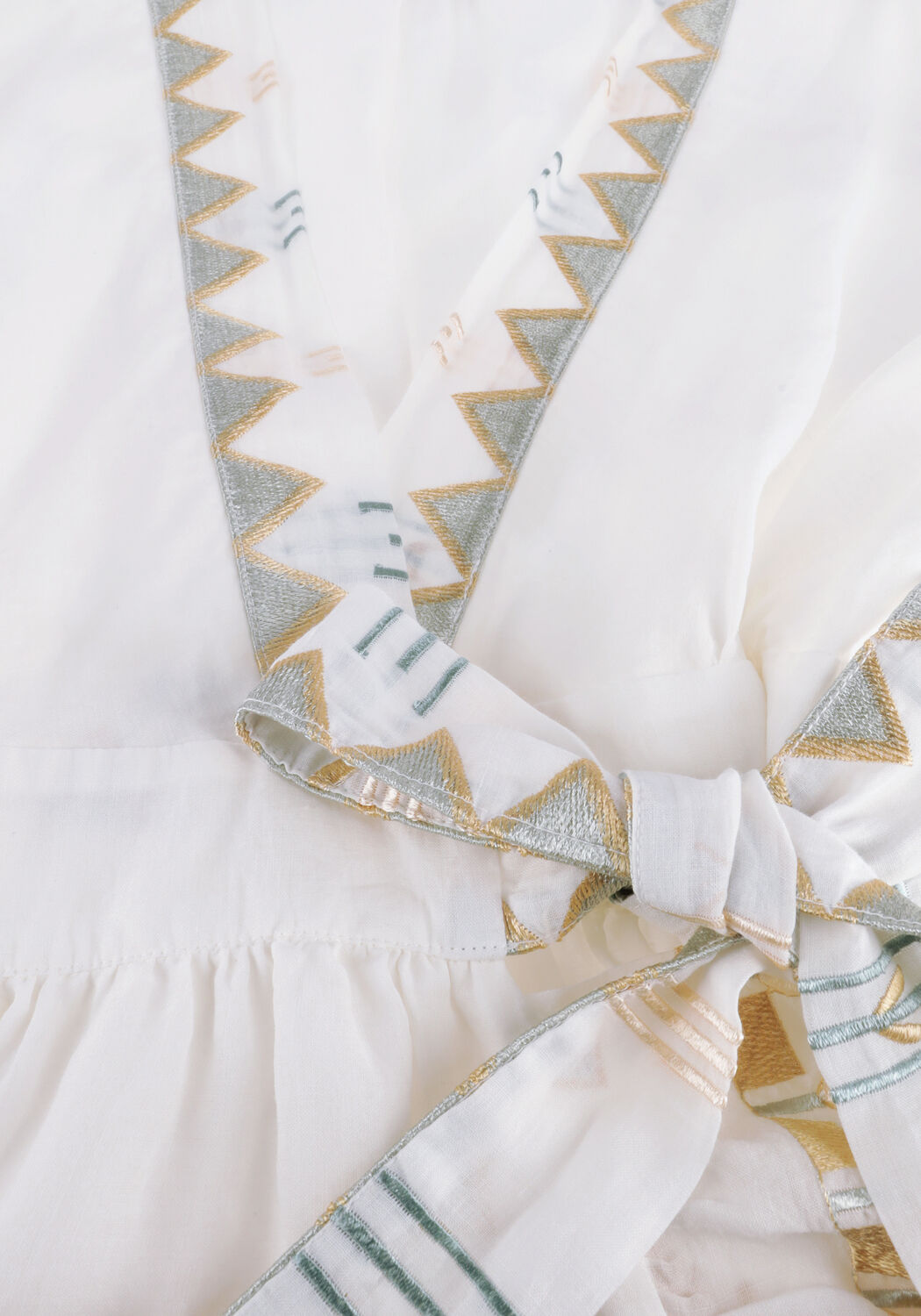 GREEK ARCHAIC KORI Mini robe S6K-4073174 en blanc - large