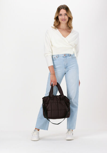 NA-KD Straight leg jeans STRAIGHT HIGH WAIST RAW HEM JE Bleu clair - large