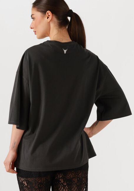 ALIX THE LABEL T-shirt LADIES KNITTED ALIX TSHIRT en noir - large
