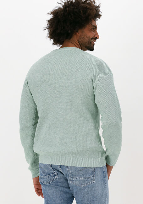 Groene SELECTED HOMME Trui SLHROBERT LS KNIT CREW NECK - large