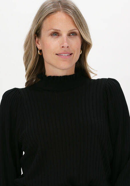 SUMMUM Pull BALLOON SLEEVES SWEATER POINTE en noir - large