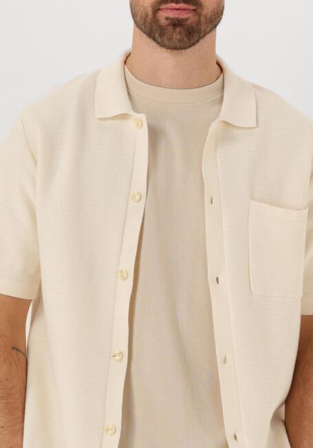 ANERKJENDT Polo AKSVEND S/S KNIT SHIRT en beige - large