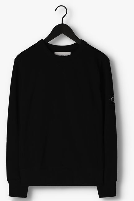 Zwarte CALVIN KLEIN Sweater MONOGRAM SLEEVE BADGE CN - large