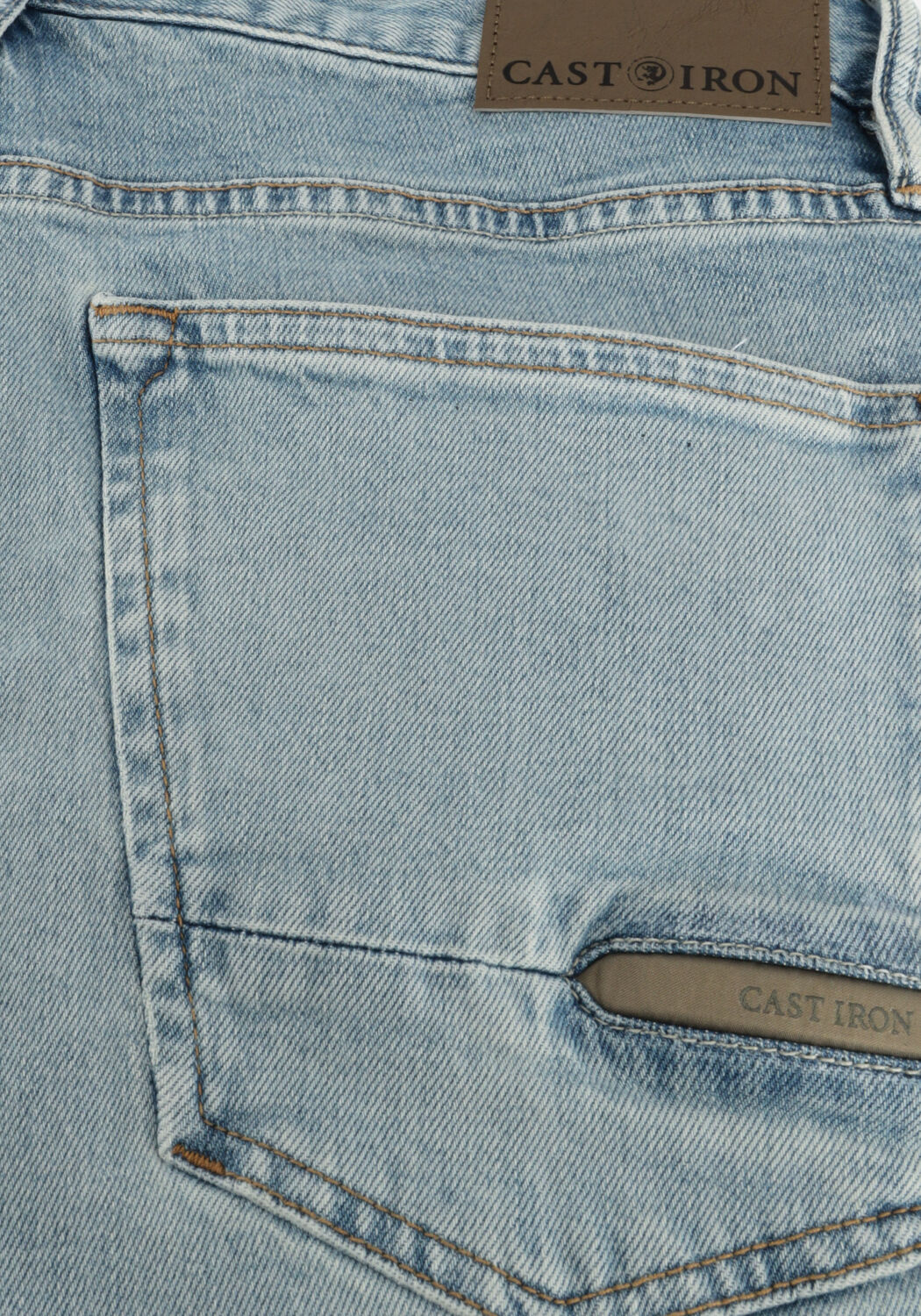 Lichtblauwe CAST IRON Straight leg jeans VALVER  - REGULAR - large