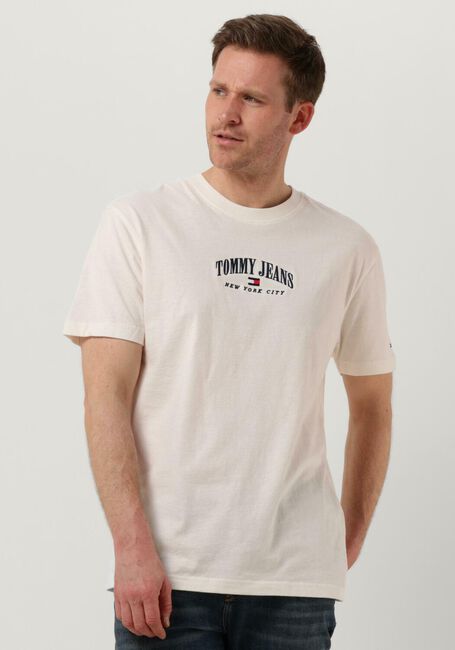 TOMMY JEANS T-shirt TJM CLSC SMALL VARSITY TEE Blanc - large