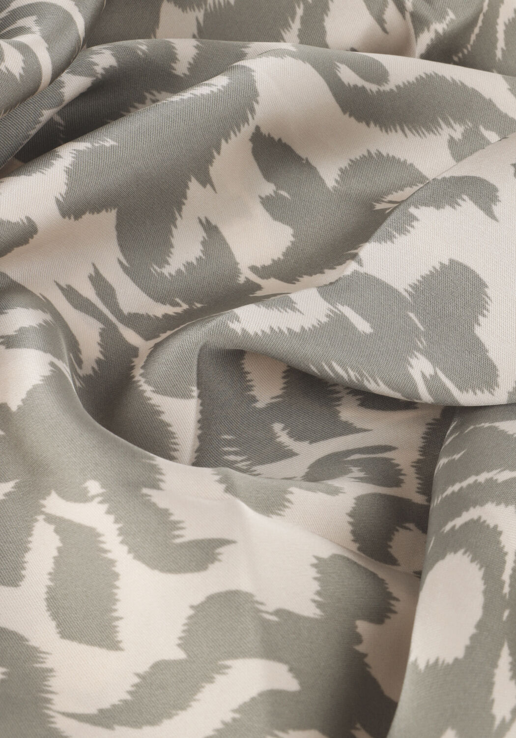 Groene NEO NOIR Midi jurk CILIAN FLOWER BLUR DRESS - large