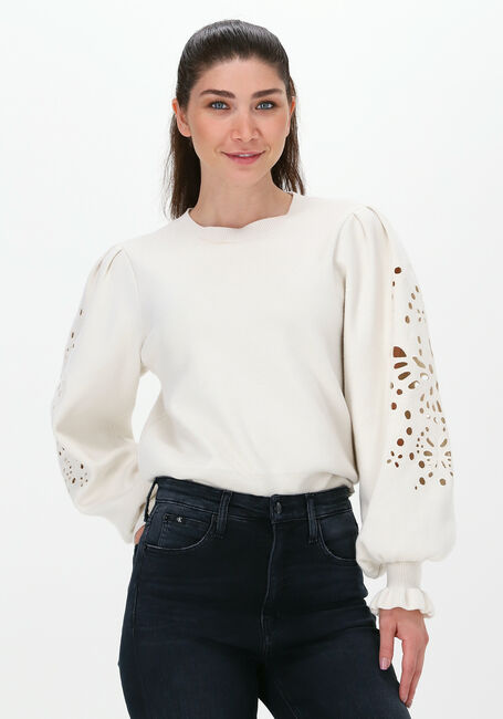 OBJECT Pull REYNARD LS KNIT PULLOVER en blanc - large