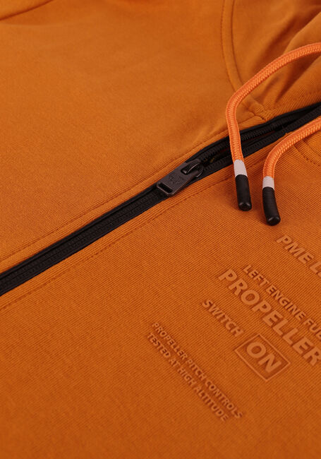 Oranje PME LEGEND Vest HOODED INTERLOCK SWEAT - large