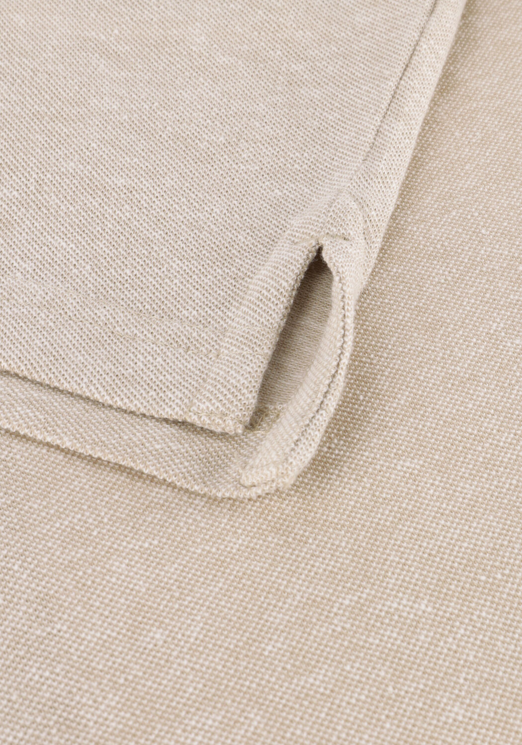 TOMMY HILFIGER Polo LINEN PIQUE REG POLO en beige - large