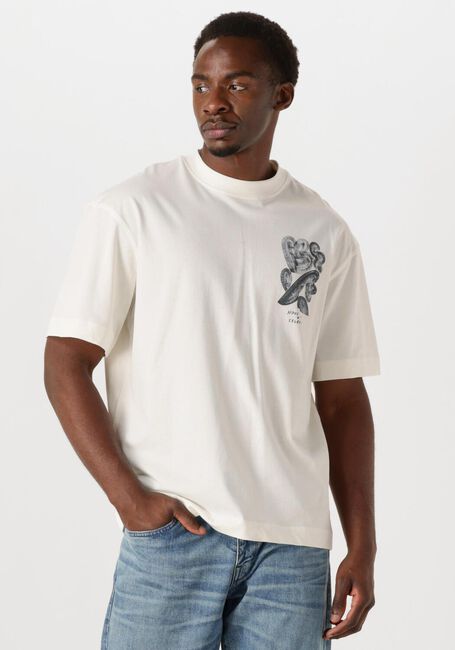SELECTED HOMME T-shirt SLHRELAXWILL LICENSE SS O-NECK TEE Blanc - large