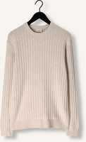 PROFUOMO Pull PULLOVER CREW NECK WOOL BLEND en beige PROFUOMO Pull PULLOVER CREW NECK WOOL BLEND en beige - medium