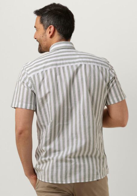 SELECTED HOMME Chemise décontracté SLHSLIMNEW-LINEN SHIRTS SS CLASSIC W en vert - large