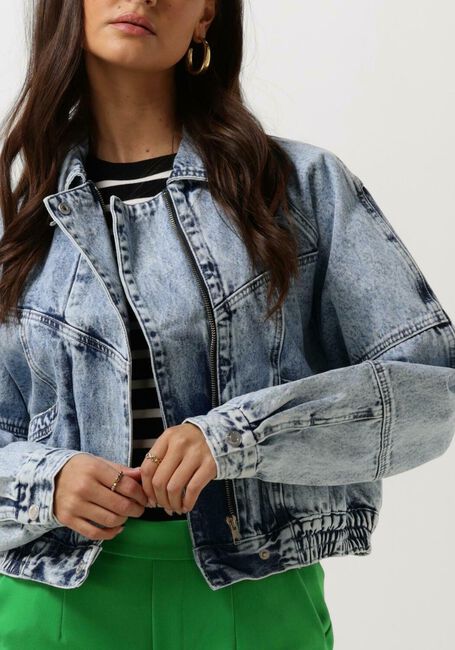 LOLLYS LAUNDRY Veste en jean KINGSTON JACKET en bleu - large