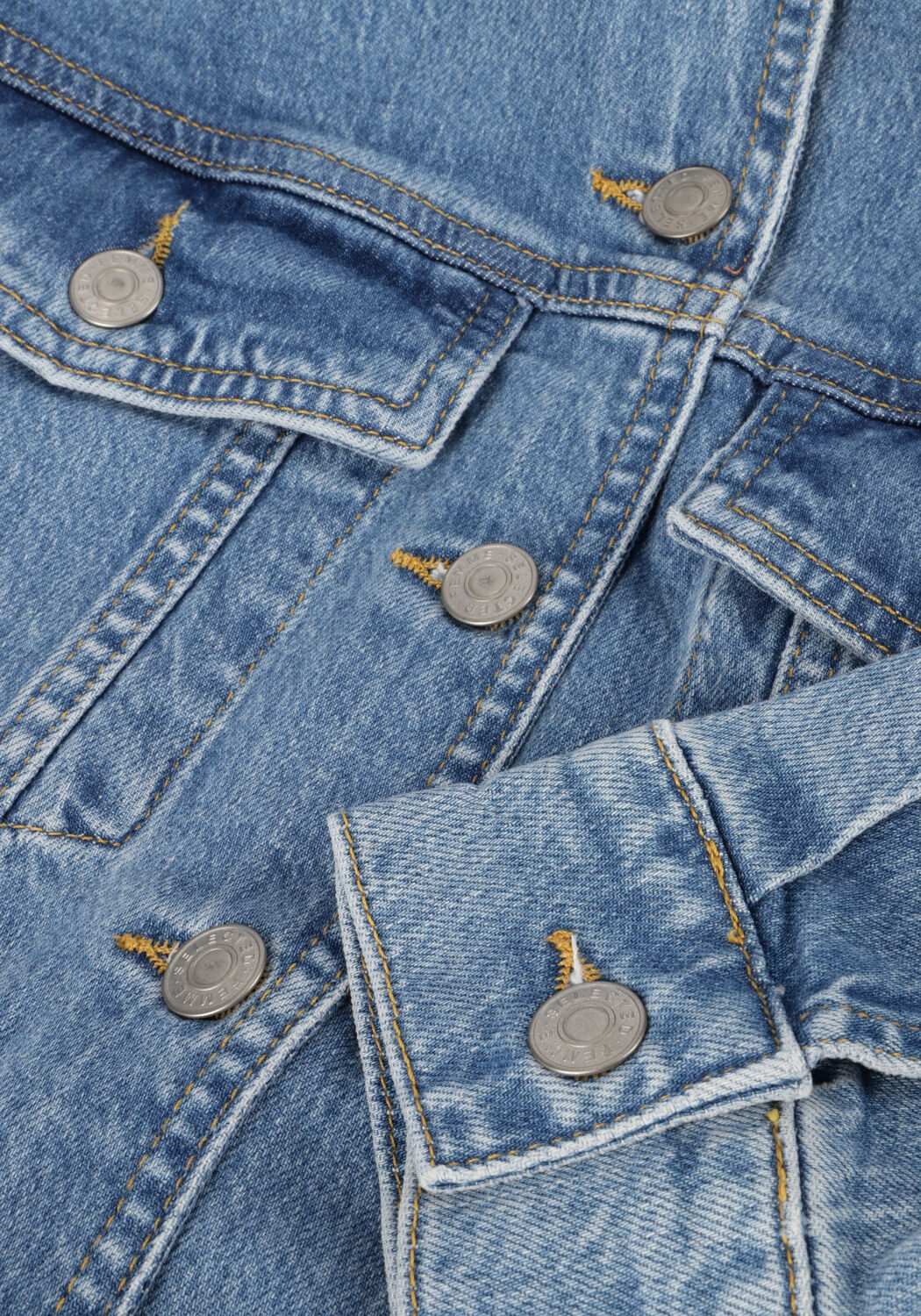 Blauwe SELECTED WOMEN  SLFELLIN LS JUMPSUIT - large