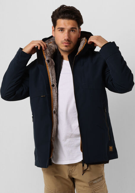 PME LEGEND Parkas SEMI LONG JACKET SNOWPACK ICON 2.0 TRAIL RIPSTOP Bleu foncé - large