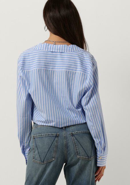 Blauwe ANOTHER LABEL  ELSIE TOP L/S - large
