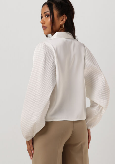 ANOTHER LABEL Blouse MACY PLEATED SHIRT en blanc - large
