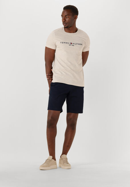 TOMMY HILFIGER T-shirt TOMMY LOGO TEE en beige - large