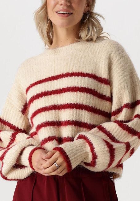 Bordeaux CO'COUTURE Trui CORALIECC CROP STRIPE O-KNIT - large