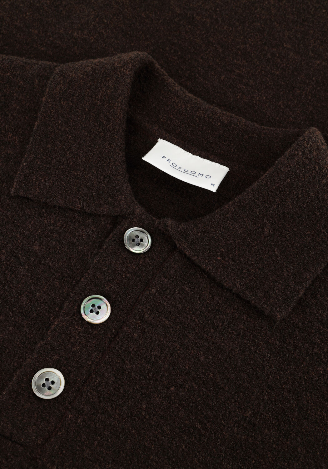 Bruine PROFUOMO Polo POLO LS SNOW - large