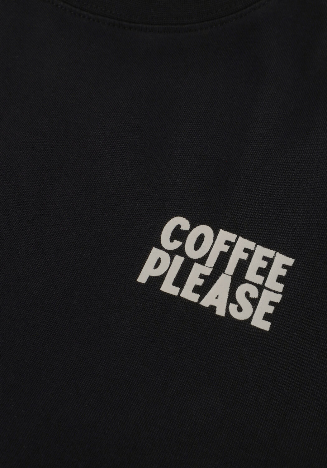 Zwarte ANERKJENDT T-shirt AKVILLADS COFFEEPLEASE SS TEE - large