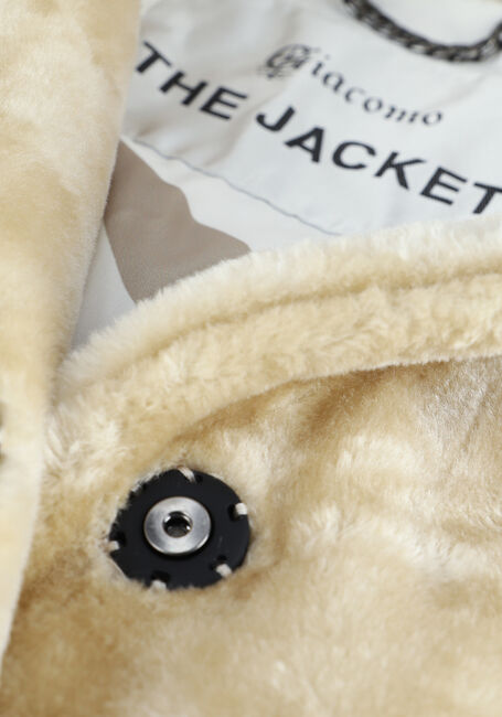 GIACOMO THE JACKET Manteau en fausse fourrure 13 LT FUR en beige - large