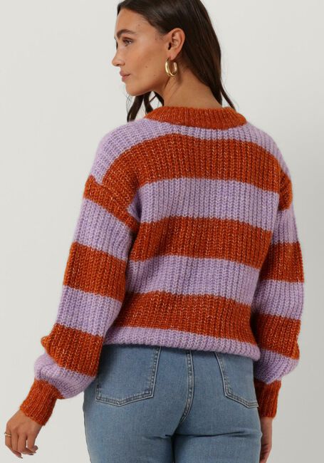 SELECTED FEMME Pull SCARLETT LS KNIT en marron - large