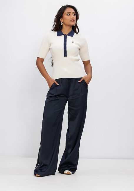 DANTE6 BYRA KNITTED POLO Hauts & T-shirts Cr&egrave;me - large