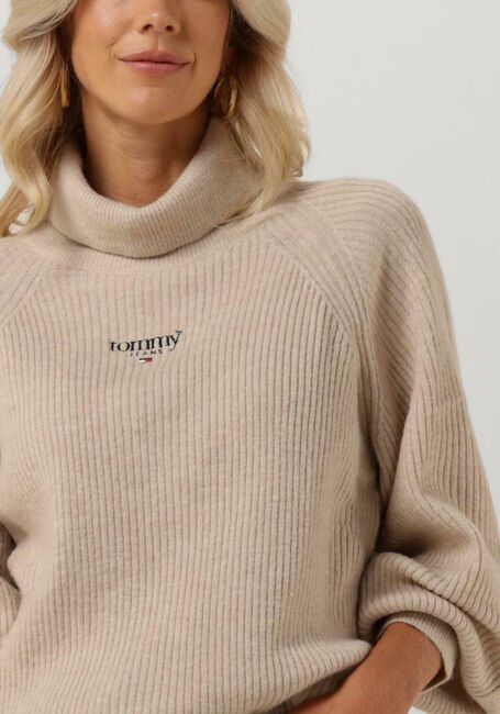 Beige TOMMY JEANS Coltrui SWEATERS - large