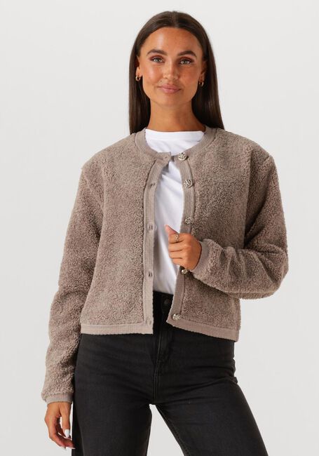 Zand NEO NOIR Vest LIMO FLUFFY KNIT CARDIGAN - large