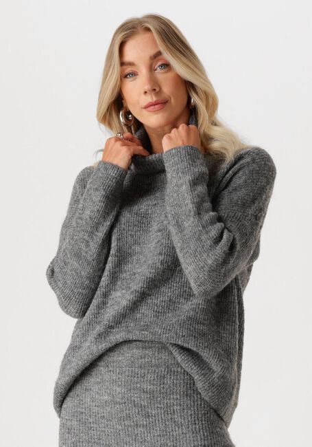 Grijze YDENCE Trui KNITTED SWEATER LIL - large