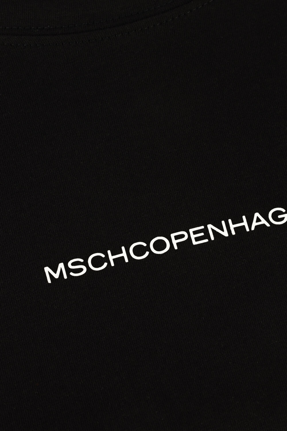 MSCH COPENHAGEN T-shirt TERINA ORGANIC SMALL LOGO TEE en noir - large