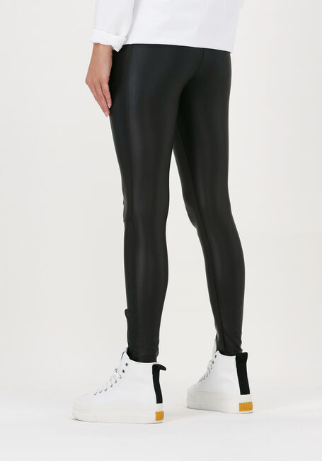 Zwarte 10DAYS Legging LEATHERLOOK LEGGINGS ZIPPER - large