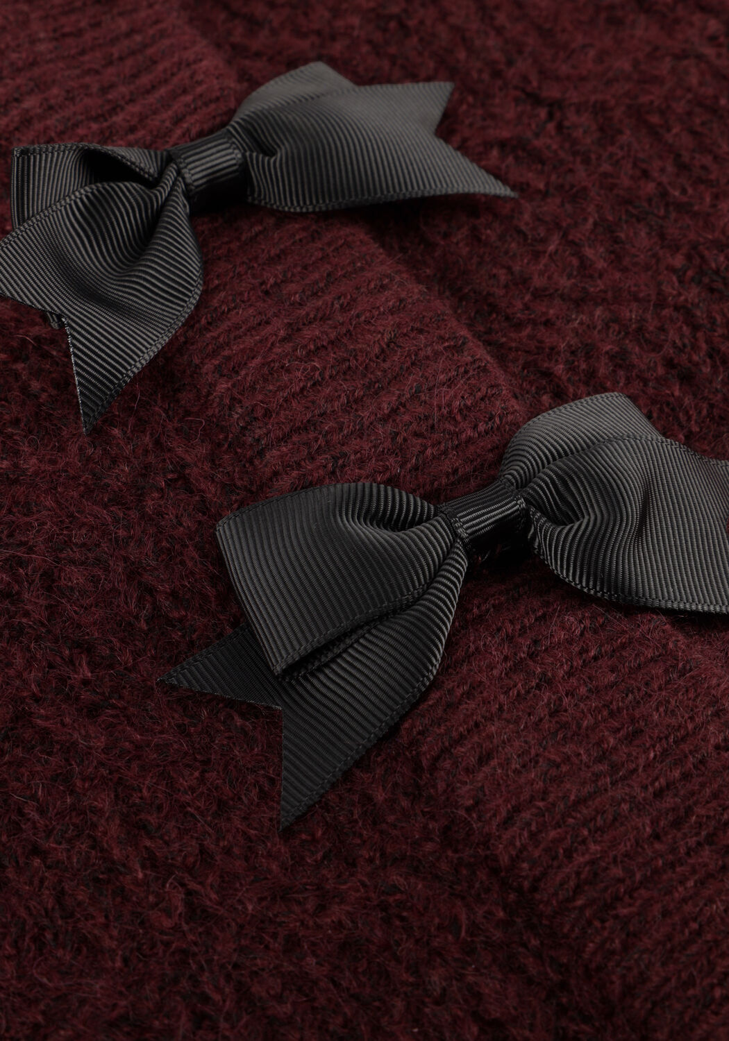 Y.A.S. Gilet YASBONA LS KNIT CARDIGAN S. Bordeaux - large