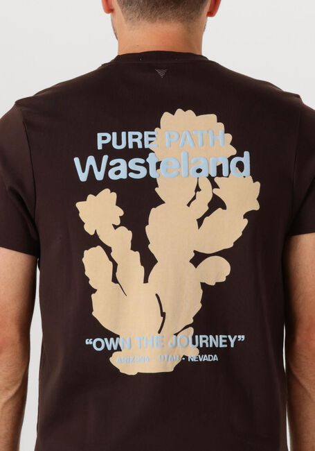 PURE PATH T-shirt REGULAR FIT T-SHIRTS en marron - large