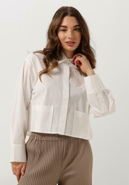 Y.A.S. YASLEE LS SHORT SHIRT Blouses en blanc - large