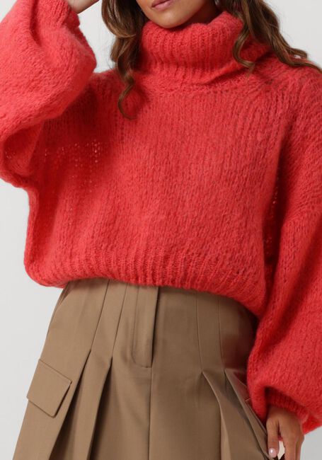 AMERICAN DREAMS Col roulé PEPPER ROLL NECK CROPPED en rouge - large