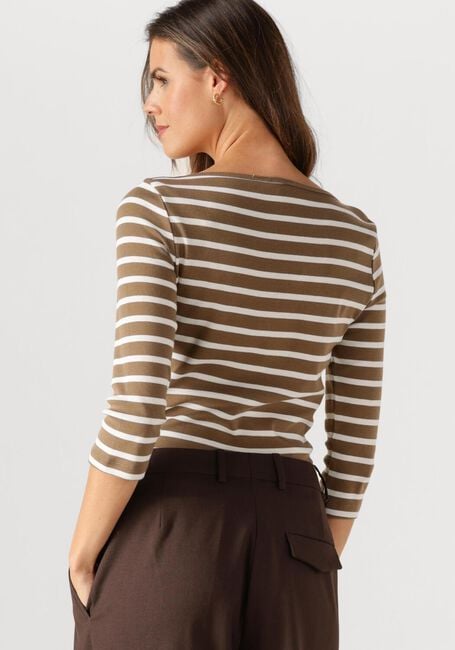 TOMMY HILFIGER Haut SLIM CODY BOAT-NK 3/4SLV Kaki - large