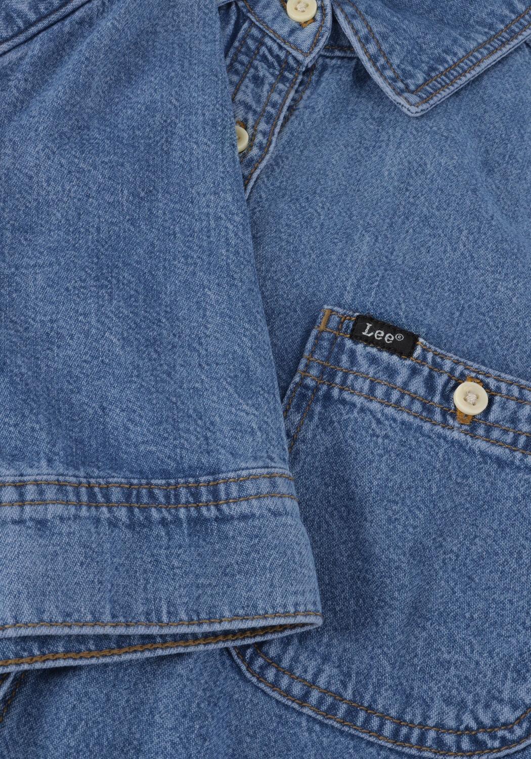 Blauwe LEE Mini jurk ALL PURPOSE A LINE DRESS - large