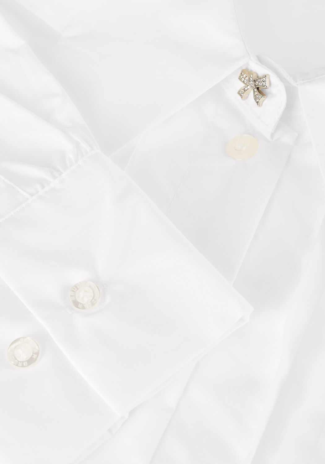 BRUUNS BAZAAR CERASTIUM FERUZ SHIRT Blouses en blanc - large