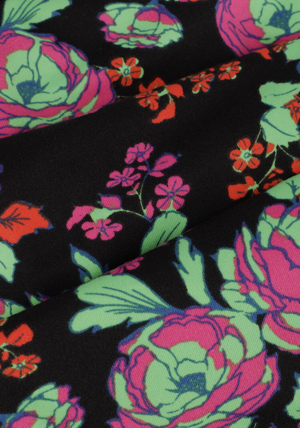 REFINED DEPARTMENT Pantalon &eacute;vas&eacute; ABBA en noir - large