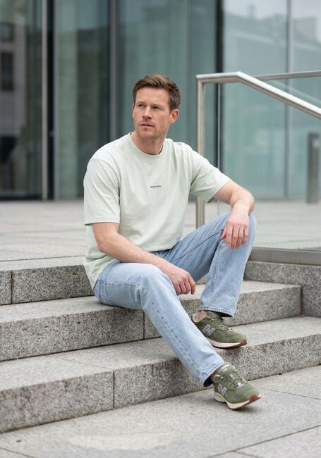 PURE PATH T-shirt LOOSE FIT CREWNECK SS T-SHIRTS Menthe - large