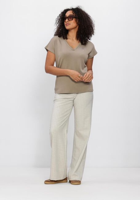 AIMEE THE LABEL Pantalon MOOS TROUSER en gris - large