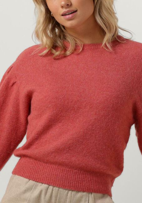 MSCH COPENHAGEN Pull MSCHLILLIAN HOPE BALLOON PULLOVER en rouge - large