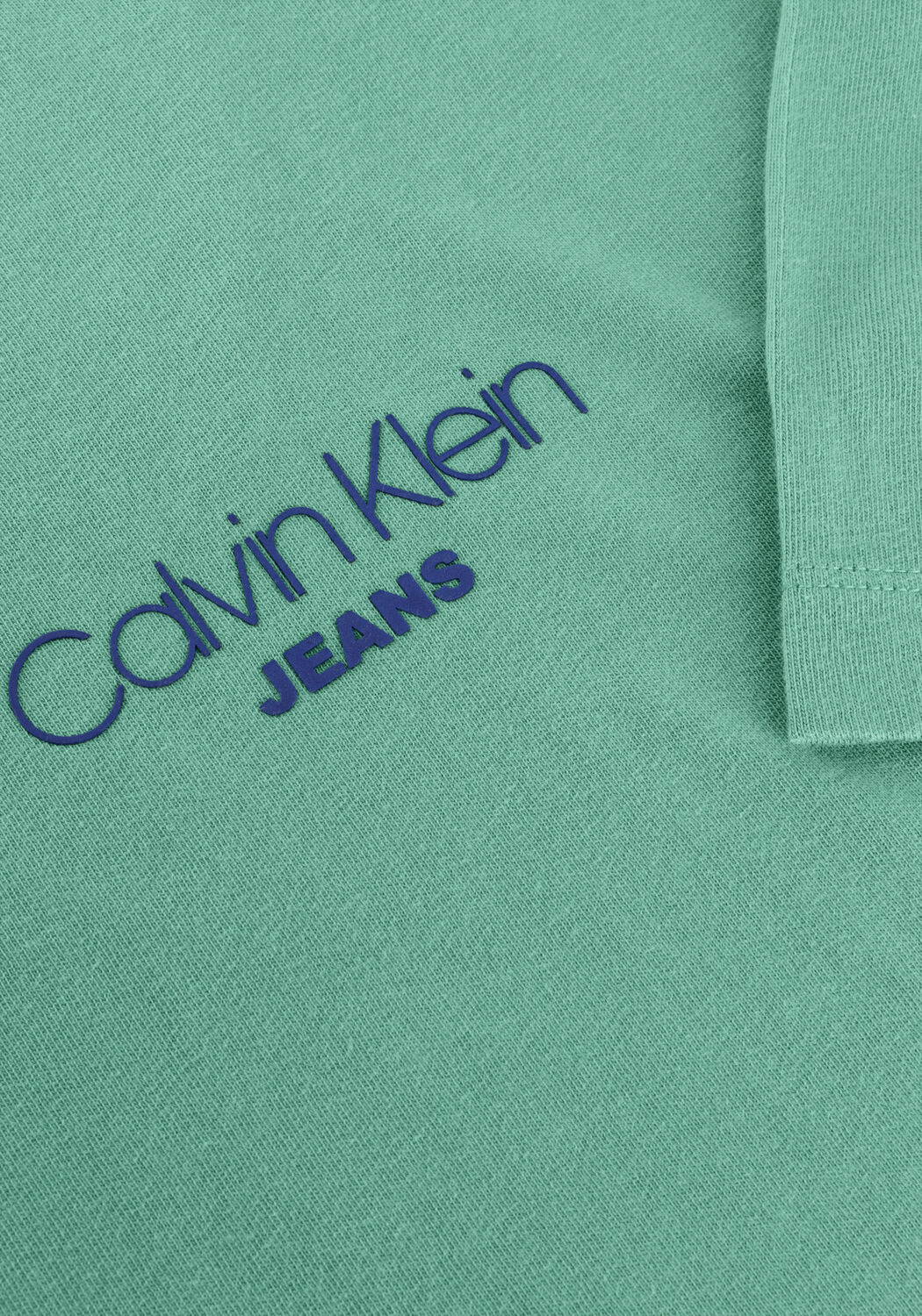 Groene CALVIN KLEIN T-shirt SS 20S ACID WASH GRAPHIC CREWNK - large